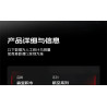 SEMBO 202297 Xếp hình lắp ráp ghép mô hình Đất nước hùng mạnh: 8 tổ hợp tiêm kích tàng hình J-36