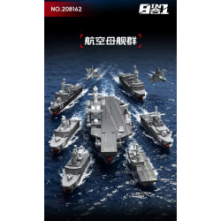 SEMBO 208162 Xếp hình lắp ráp ghép mô hình Đất nước hùng mạnh: 8 tổ hợp tàu sân bay số 19