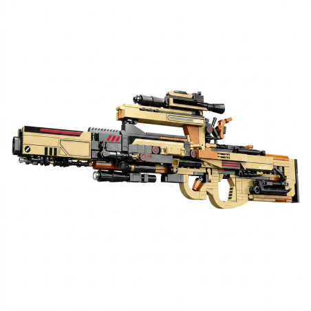 SEMBO 207266 Xếp hình lắp ráp ghép mô hình Survival War: Súng bắn tỉa P90 8 tổ hợp