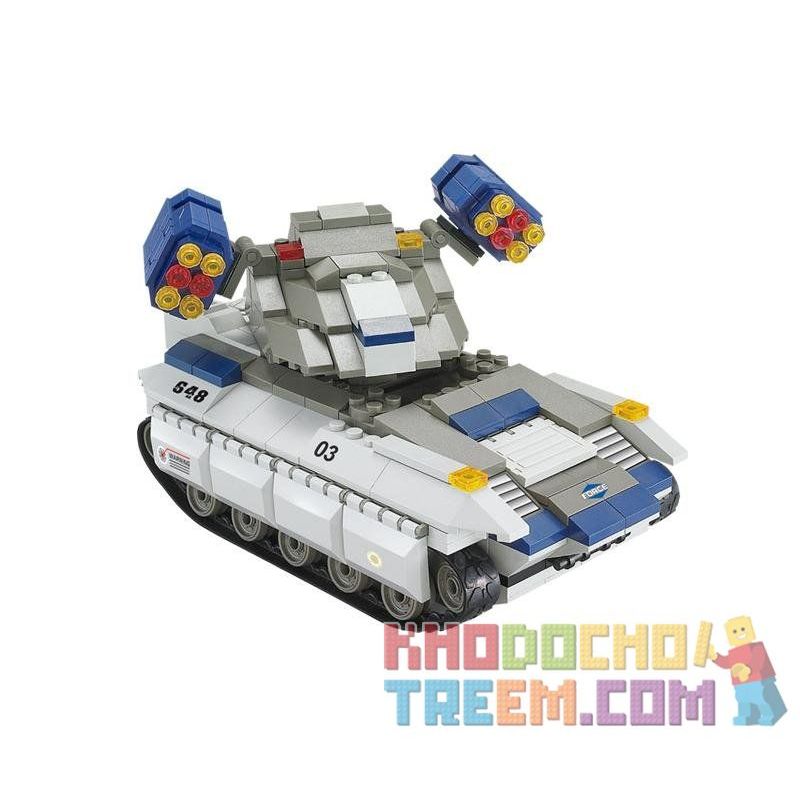 SLUBAN M38-B0206 B0206 0206 M38B0206 38-B0206 Xếp hình kiểu  SWAT SPECIAL FORCE Vulcan Missile Tank Xe Thiết Giáp Tên Lửa Lực Lượng đặc Nhiệm 273 khối