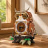 Pantasy 85051 Owl Clock Xếp hình lắp ráp ghép mô hình đồng hồ cú