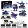 KAIYU KeeYee World K96160 Xếp hình lắp ráp ghép mô hình Lập trình điều khiển từ xa Robot Monster 5 trong 1