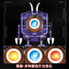 KAIYU KeeYee World K96160 Xếp hình lắp ráp ghép mô hình Lập trình điều khiển từ xa Robot Monster 5 trong 1