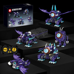 KAIYU KeeYee World K96160 Xếp hình lắp ráp ghép mô hình Lập trình điều khiển từ xa Robot Monster 5 trong 1