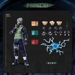BLOKEES 75617 Xếp hình lắp ráp ghép mô hình Naruto Shippuden: Beyond Edition 06 Hatake Kakashi