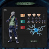 BLOKEES 75617 Xếp hình lắp ráp ghép mô hình Naruto Shippuden: Beyond Edition 06 Hatake Kakashi
