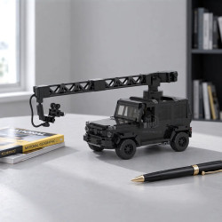 Onebrick OB-1029 Xếp hình lắp ráp ghép mô hình Xe cẩu chụp ảnh Mercedes Benz G63