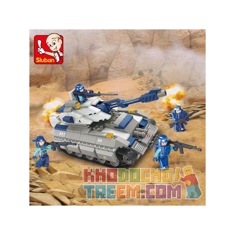 SLUBAN M38-B0205 B0205 0205 M38B0205 38-B0205 non  XE TĂNG LỰC LƯỢNG ĐẶC NHIỆM bộ đồ chơi xếp lắp ráp ghép mô hình Military Army Quân Sự Bộ Đội 260 khối