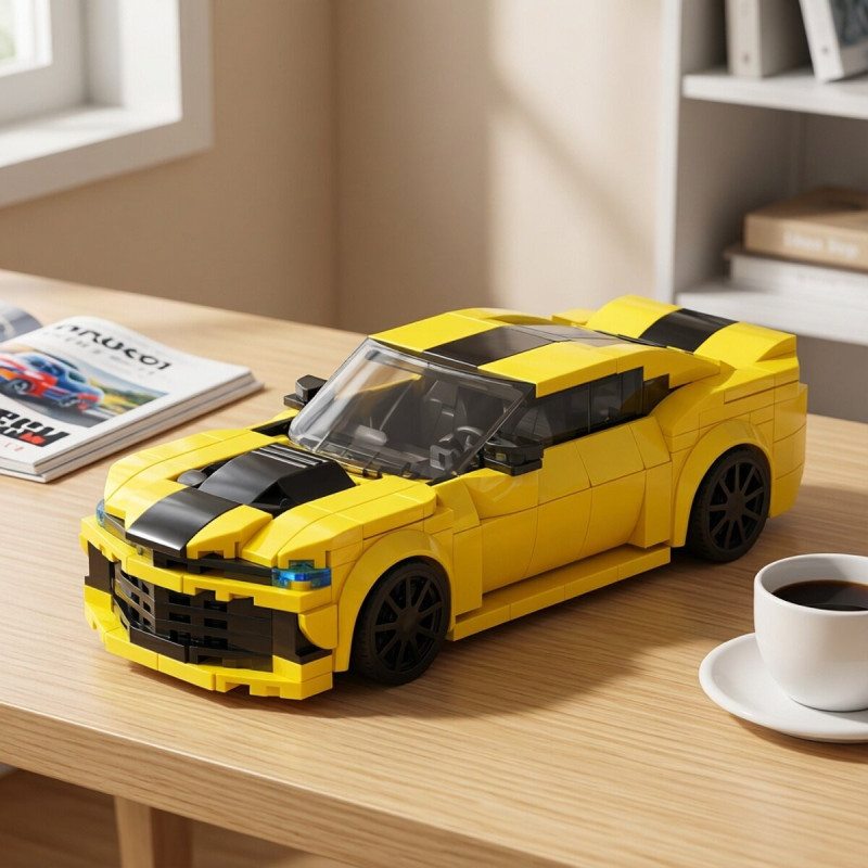 Onebrick OB-1024 Xếp hình lắp ráp ghép mô hình Chevrolet Camaro Hornet