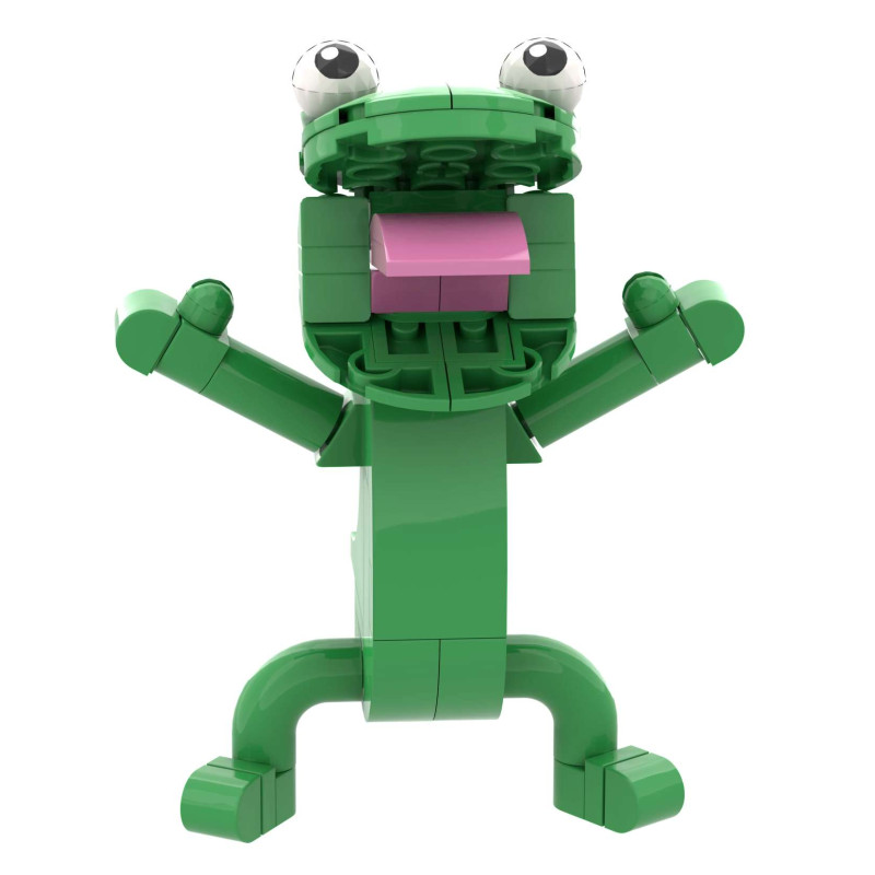 Onebrick OB-1017 Lizard Tom Xếp hình lắp ráp ghép mô hình Kế hoạch chuyển đổi hải ly: Thằn lằn xanh