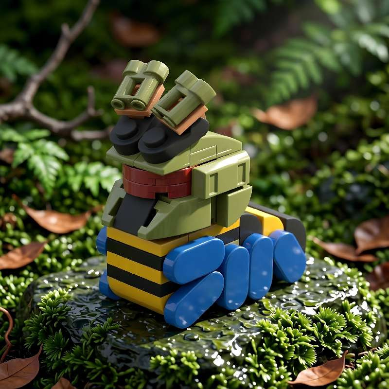 Onebrick OB-1015 Xếp hình lắp ráp ghép mô hình Chiến thuật dễ thương