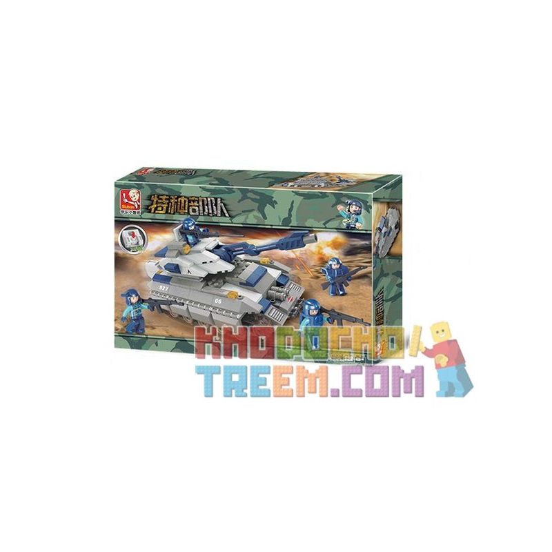 SLUBAN M38-B0205 B0205 0205 M38B0205 38-B0205 non  XE TĂNG LỰC LƯỢNG ĐẶC NHIỆM bộ đồ chơi xếp lắp ráp ghép mô hình Military Army Quân Sự Bộ Đội 260 khối