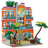 MORKMODEL MORK UrGe XMORK 20125 Miami Resort Hotel Xếp hình lắp ráp ghép mô hình Khách sạn nghỉ dưỡng Miami