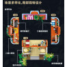 MORKMODEL MORK UrGe XMORK 20125 Miami Resort Hotel Xếp hình lắp ráp ghép mô hình Khách sạn nghỉ dưỡng Miami