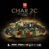 QUANGUAN 100334 CHAR 2C Xếp hình lắp ráp ghép mô hình Xe tăng siêu nặng Shire 2C 1:35