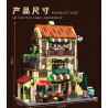 MORKMODEL MORK UrGe XMORK 20126 Pizza Shop Xếp hình lắp ráp ghép mô hình cửa hàng pizza