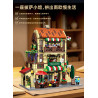 MORKMODEL MORK UrGe XMORK 20126 Pizza Shop Xếp hình lắp ráp ghép mô hình cửa hàng pizza