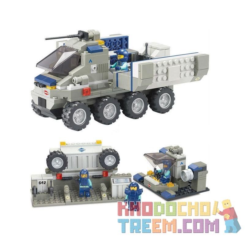 SLUBAN M38-B0201 B0201 0201 M38B0201 38-B0201 Xếp hình kiểu  SWAT SPECIAL FORCE Warfield Support Vehicle Xe Bọc Thép Hỗ Trợ 267 khối