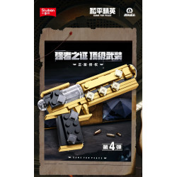Sluban M38-B1655 Xếp hình lắp ráp ghép mô hình Hộp mù vũ khí Peace Elite Phiên bản thứ 4