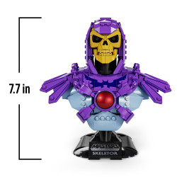 Mattel Brick Shop JNH52 Masters of the Universe Skeletor Bust Xếp hình lắp ráp ghép mô hình Cosmic He-Man: Skeletor Bust