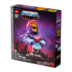 Mattel Brick Shop JNH52 Masters of the Universe Skeletor Bust Xếp hình lắp ráp ghép mô hình Cosmic He-Man: Skeletor Bust