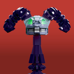 Mattel Brick Shop JNH53 Masters of the Universe Havoc Staff Xếp hình lắp ráp ghép mô hình Người khổng lồ vũ trụ: Quyền trượng của Skeletor