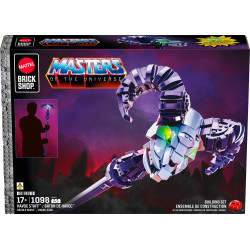 Mattel Brick Shop JNH53 Masters of the Universe Havoc Staff Xếp hình lắp ráp ghép mô hình Người khổng lồ vũ trụ: Quyền trượng của Skeletor