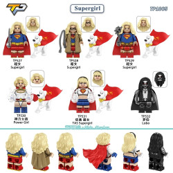 TP TP1065 TP TP527 TP TP528 TP TP529 TP TP530 TP TP531 TP TP532 Supergirl Xếp hình lắp ráp ghép mô hình Supergirl 6 loại nhân vật nhỏ