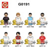G brand G0191 G brand GH0708 G brand GH0709 G brand GH0710 G brand GH0711 G brand GH0712 G brand GH0713 G brand GH0714 G brand GH0715 Xếp hình lắp ráp ghép mô hình Nhân vật cầu thủ bóng đá 8 loại