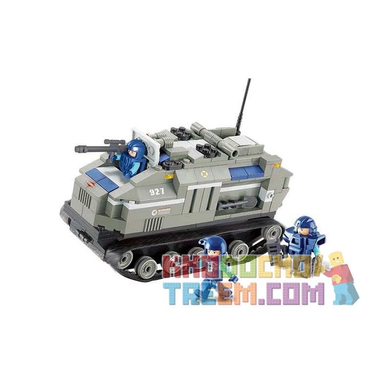 SLUBAN M38-B0199 B0199 0199 M38B0199 38-B0199 Xếp hình kiểu Lego SWAT SPECIAL FORCE Armored Vehicle Xe Bọc Thép Chở Quân 258 khối