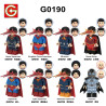 G brand G0190 G brand GH0700 G brand GH0701 G brand GH0702 G brand GH0703 G brand GH0704 G brand GH0705 G brand GH0706 G brand GH0707 Superman Xếp hình lắp ráp ghép mô hình Nhân vật siêu nhân 8 kiểu