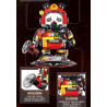 Sekensha 531001 Xếp hình lắp ráp ghép mô hình Mecha Panda số 005 Gấu trúc không sợ hãi