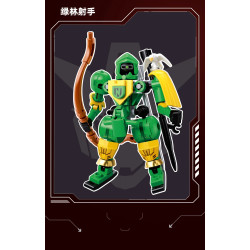 Sluban M38-B1656 Xếp hình lắp ráp ghép mô hình Hộp mù Mecha Master