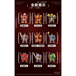 Sluban M38-B1656 Xếp hình lắp ráp ghép mô hình Hộp mù Mecha Master