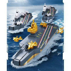 Sluban M38-B1661 Xếp hình lắp ráp ghép mô hình Hộp mù tàu sân bay thế giới