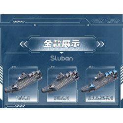 Sluban M38-B1661 Xếp hình lắp ráp ghép mô hình Hộp mù tàu sân bay thế giới