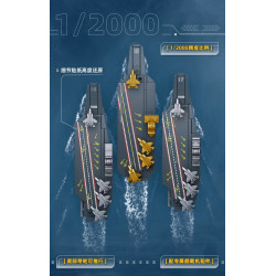 Sluban M38-B1661 Xếp hình lắp ráp ghép mô hình Hộp mù tàu sân bay thế giới