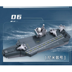 Sluban M38-B1661 Xếp hình lắp ráp ghép mô hình Hộp mù tàu sân bay thế giới