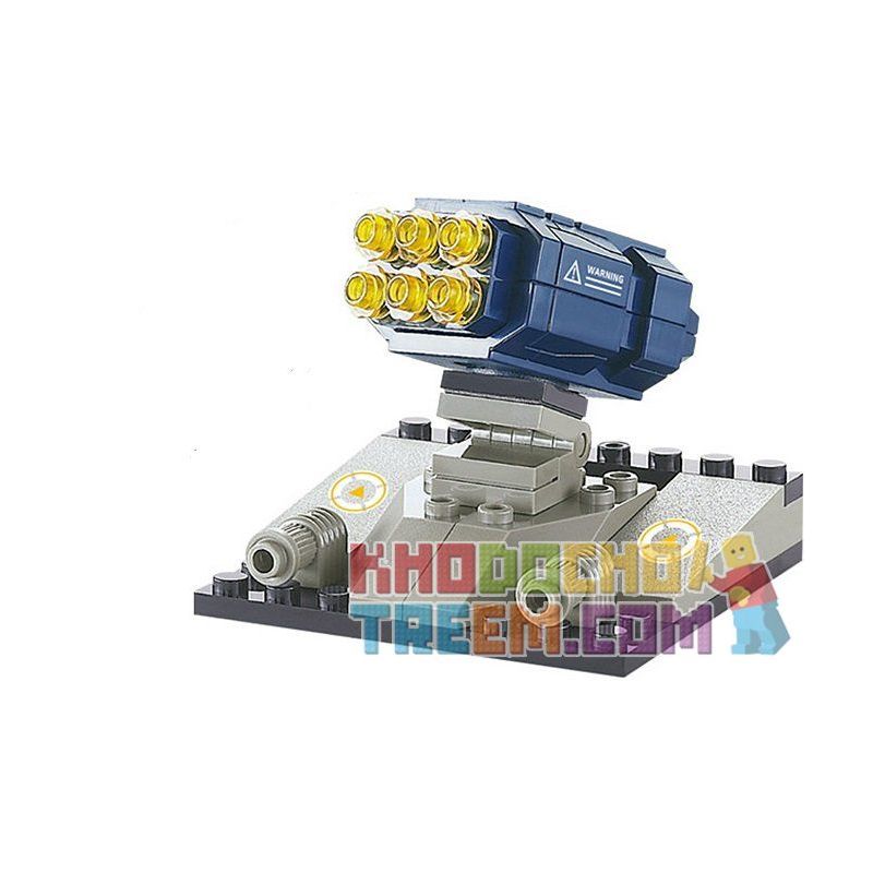 SLUBAN M38-B0197 B0197 0197 M38B0197 38-B0197 Xếp hình kiểu  SWAT SPECIAL FORCE Attack Yacht Xuồng Cao Tốc Gắn Rocket 164 khối