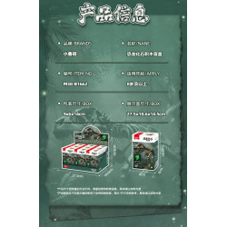 Sluban M38-B1662 Xếp hình lắp ráp ghép mô hình Hộp mù hóa thạch khủng long