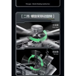 double height 60549 Embrace The Velocity Xếp hình lắp ráp ghép mô hình pháo hạm