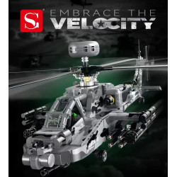 double height 60549 Embrace The Velocity Xếp hình lắp ráp ghép mô hình pháo hạm