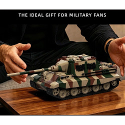 12GO 97060 Jagdtiger Xếp hình lắp ráp ghép mô hình Pháo chống tăng Jagdtiger 1:28