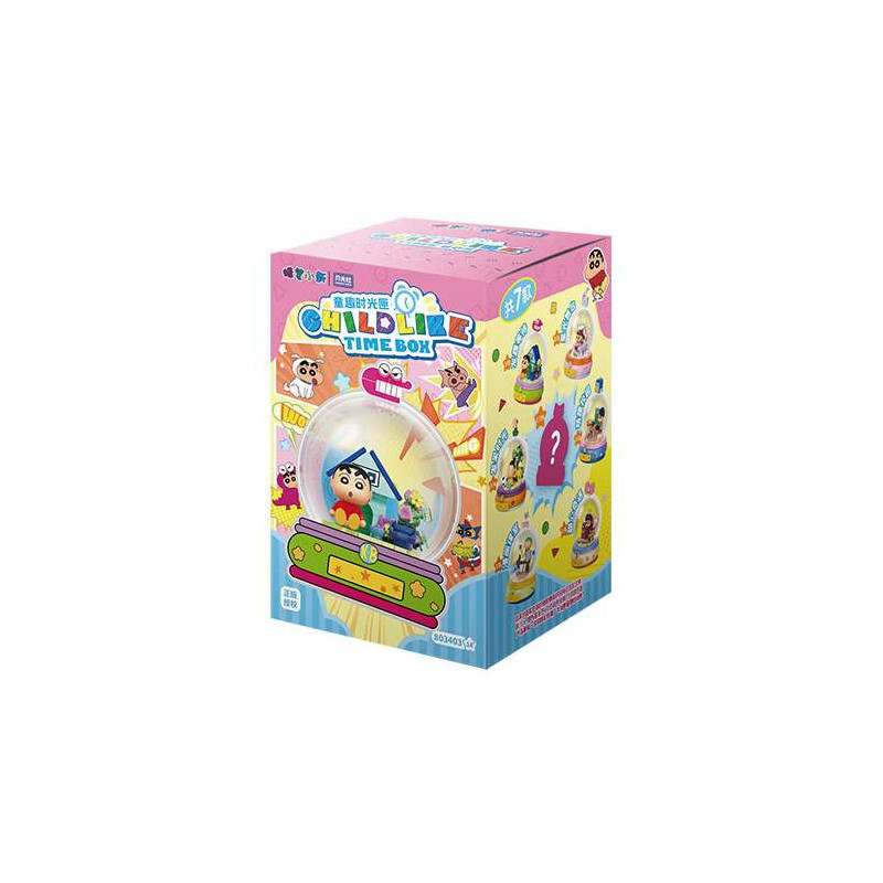 Gekkosha 803403 Xếp hình lắp ráp ghép mô hình Crayon Shin-chan: Hộp thời gian vui nhộn của trẻ em