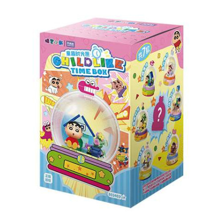 Gekkosha 803403 Xếp hình lắp ráp ghép mô hình Crayon Shin-chan: Hộp thời gian vui nhộn của trẻ em