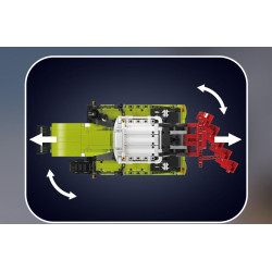 MouldKing 17093 Crawler Tractor Xếp hình lắp ráp ghép mô hình máy kéo bánh xích