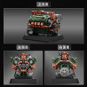 12GO 95010 GAA V8 Tank Engine Xếp hình lắp ráp ghép mô hình Động cơ xe tăng Sherman GAA-V8