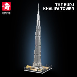 Le Yi 67019 Burj Khalifa, Dubai Xếp hình lắp ráp ghép mô hình Dubai Burj Khalifa