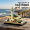 WANGE LIGAO Dr.Luck 4231 Hassan II Mosque Casablanca, Morocco Xếp hình lắp ráp ghép mô hình Nhà thờ Hồi giáo Hassan II ở Casablanca, Maroc