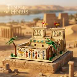 DK 6034 Xếp hình lắp ráp ghép mô hình Đền Horus, Ai Cập